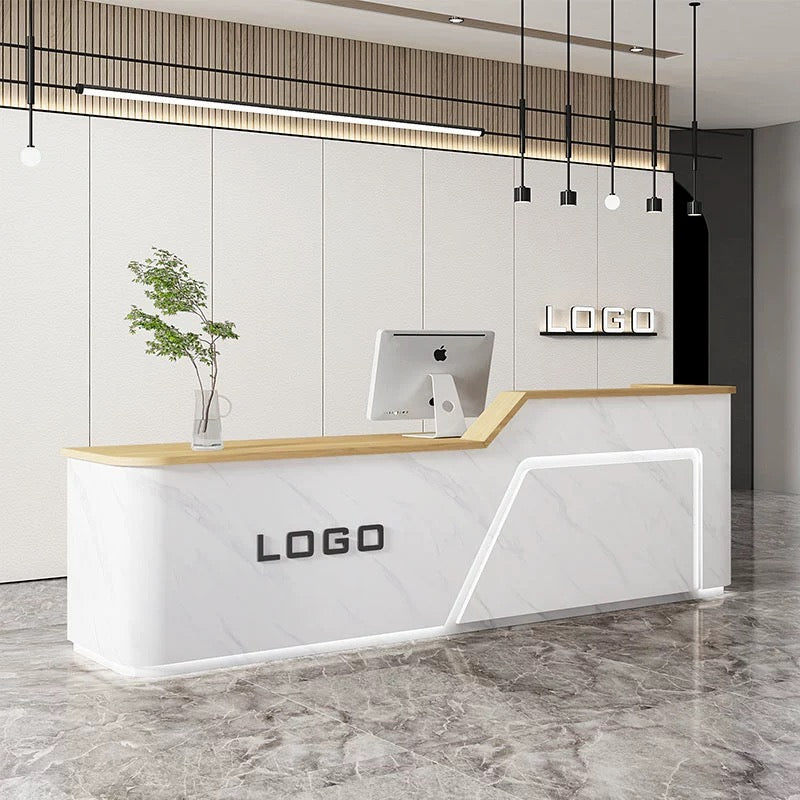 Versatile Modern Commercial Counter: Ideal for Bars, Beauty Salons, Clothing Stores, Offices, and Reception Areas.100*60*100cm