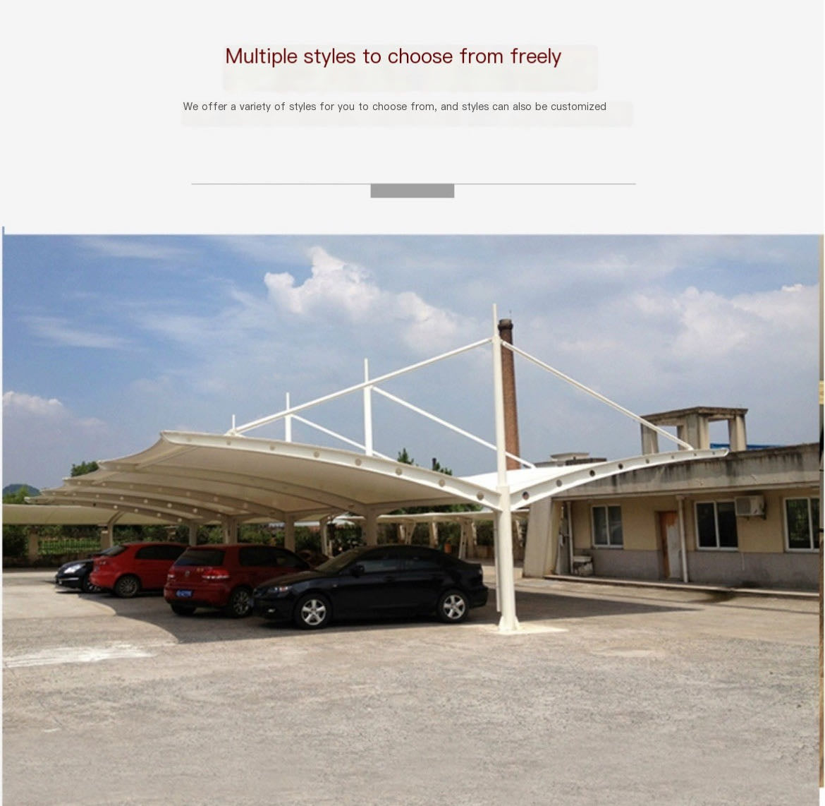 Modern Canopy Innovation: Your Ideal Shelter for Vehicles, Bicycles, and Charging Stations