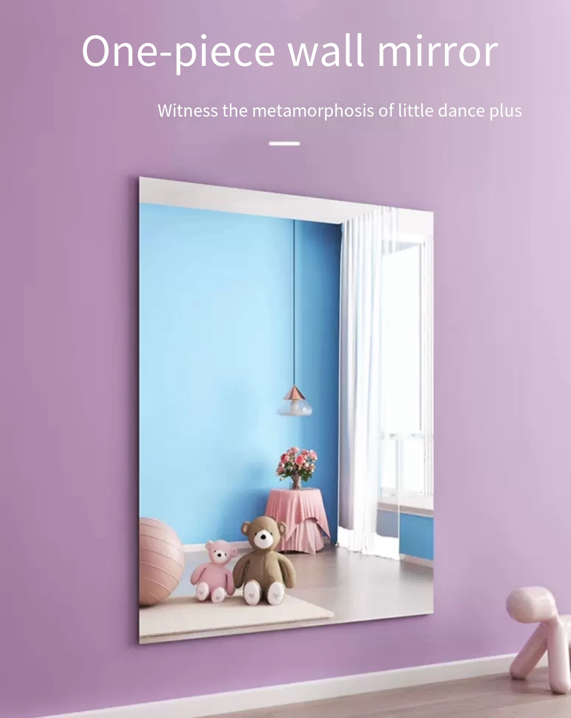 Turn Any Space into a Dance Studio: Self-Adhesive Dance Mirror Wall