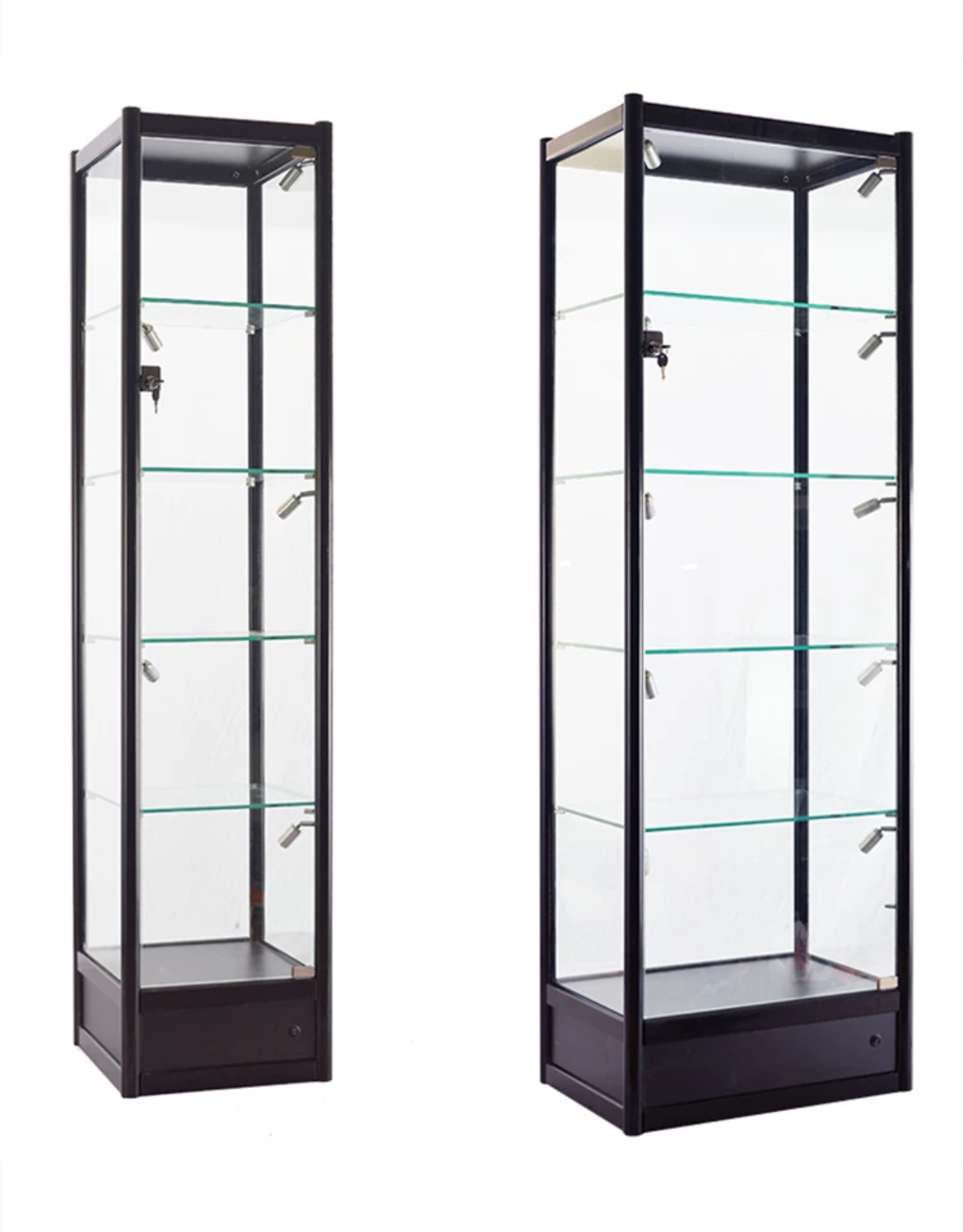 Showcase Your Treasures: Premium Transparent Glass Display Cabinet