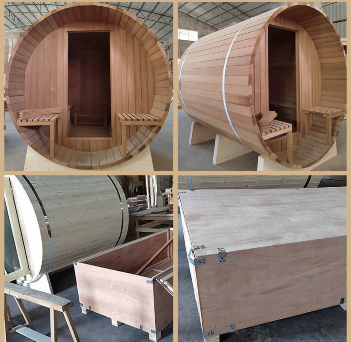 Experience Tranquility and Luxury with our Custom-Made Outdoor Sauna Rooms for Four or Six People – Your Personal Retreat in Nature