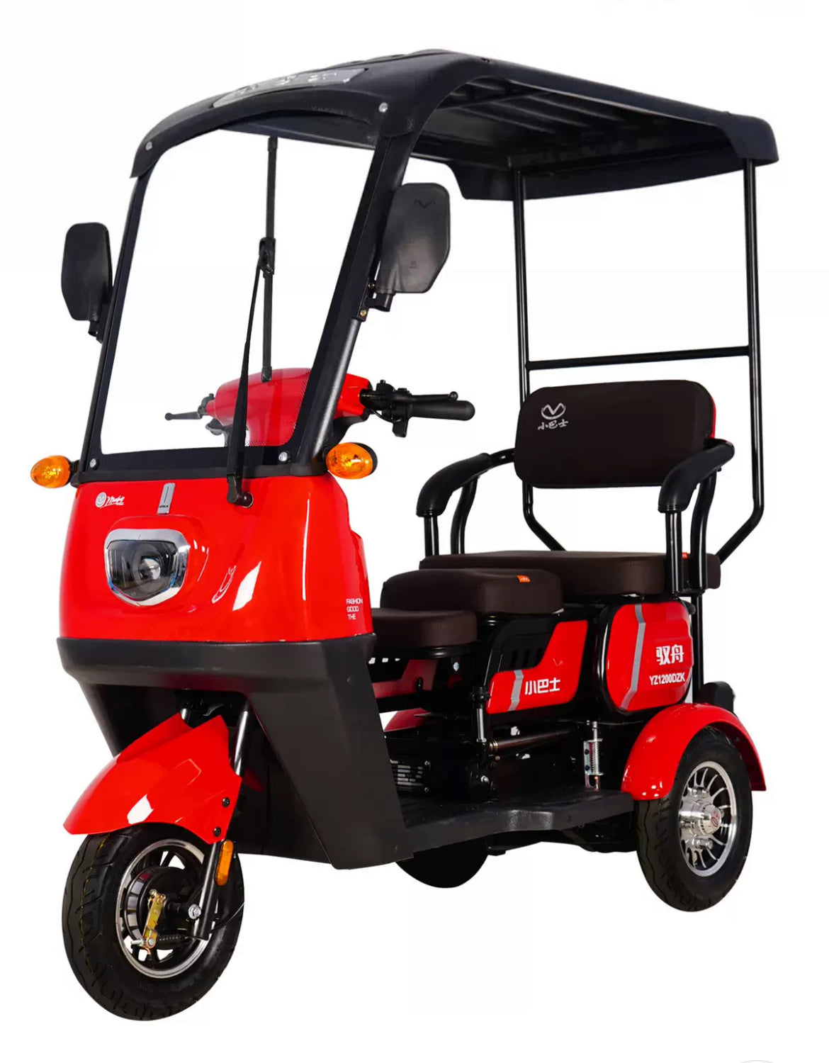 PowerRide H40: Versatile Electric Tricycle with 48V/60V, 500W Motor, and 15km/h Max Speed - Enjoy 45km Pure Electric Range!