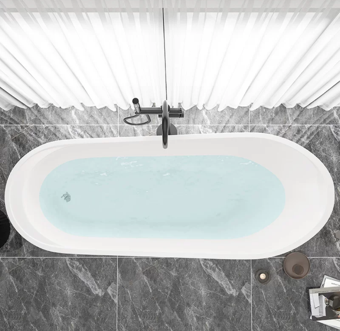 Hotel-Worthy Comfort: Acrylic Household Bathtub for B&Bs and More