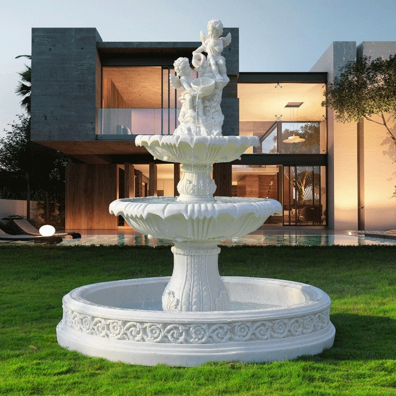 The Ultimate Garden Showpiece: Outdoor Villa Water Fountain