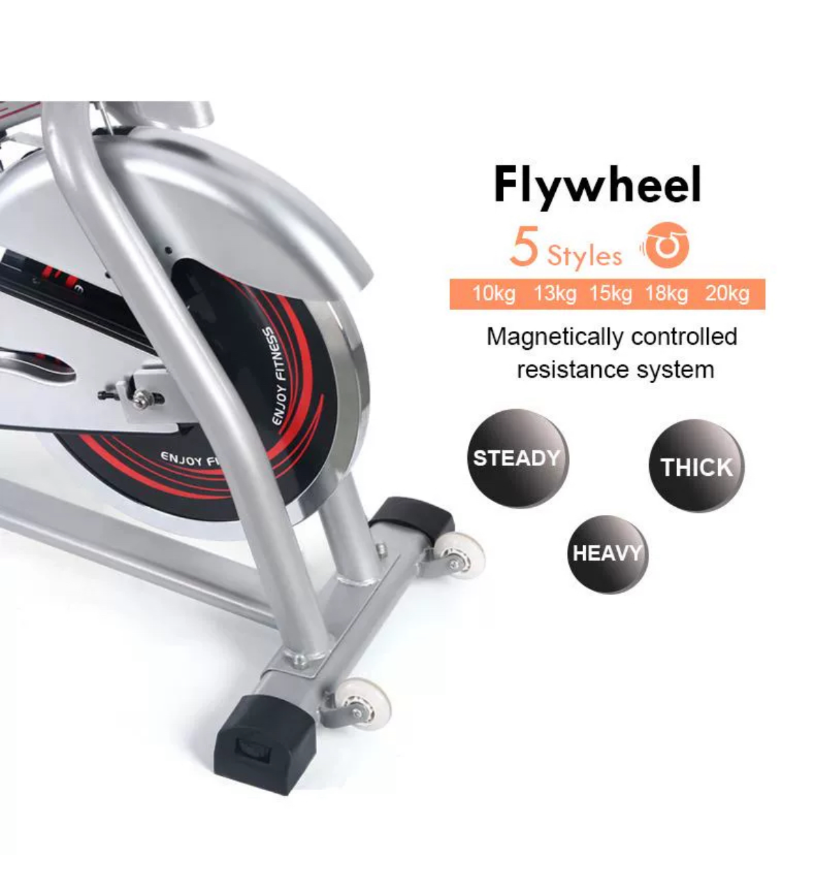 Revolutionize Your Fitness with Our Magnetic Spinning Bike - Elevate Your Home Workouts with Quality and Innovation