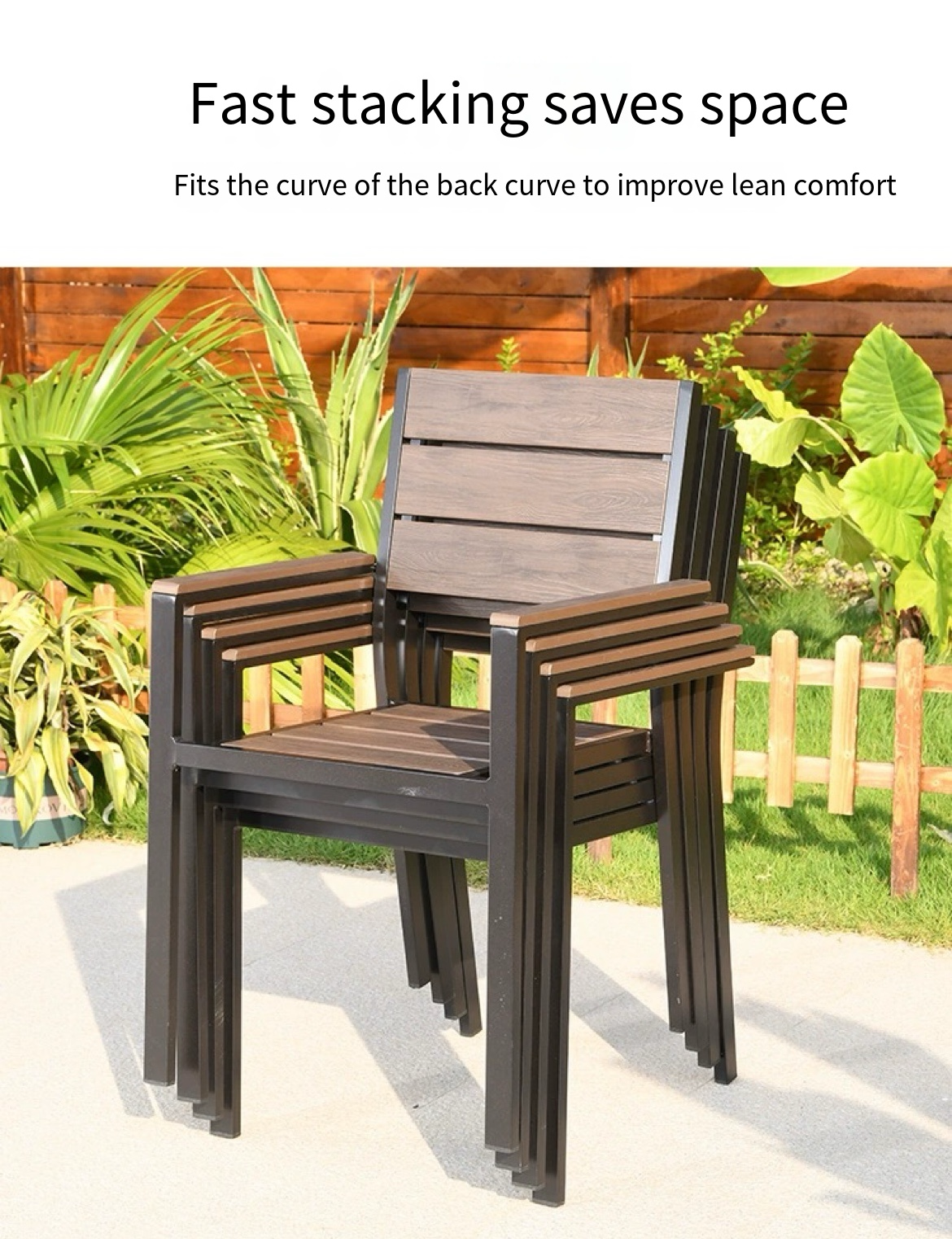 Embrace Outdoor Bliss with Our Retro Wooden Table and Chair Set - Perfect for Family Gatherings, Courtyard Escapes, and Garden Retreats