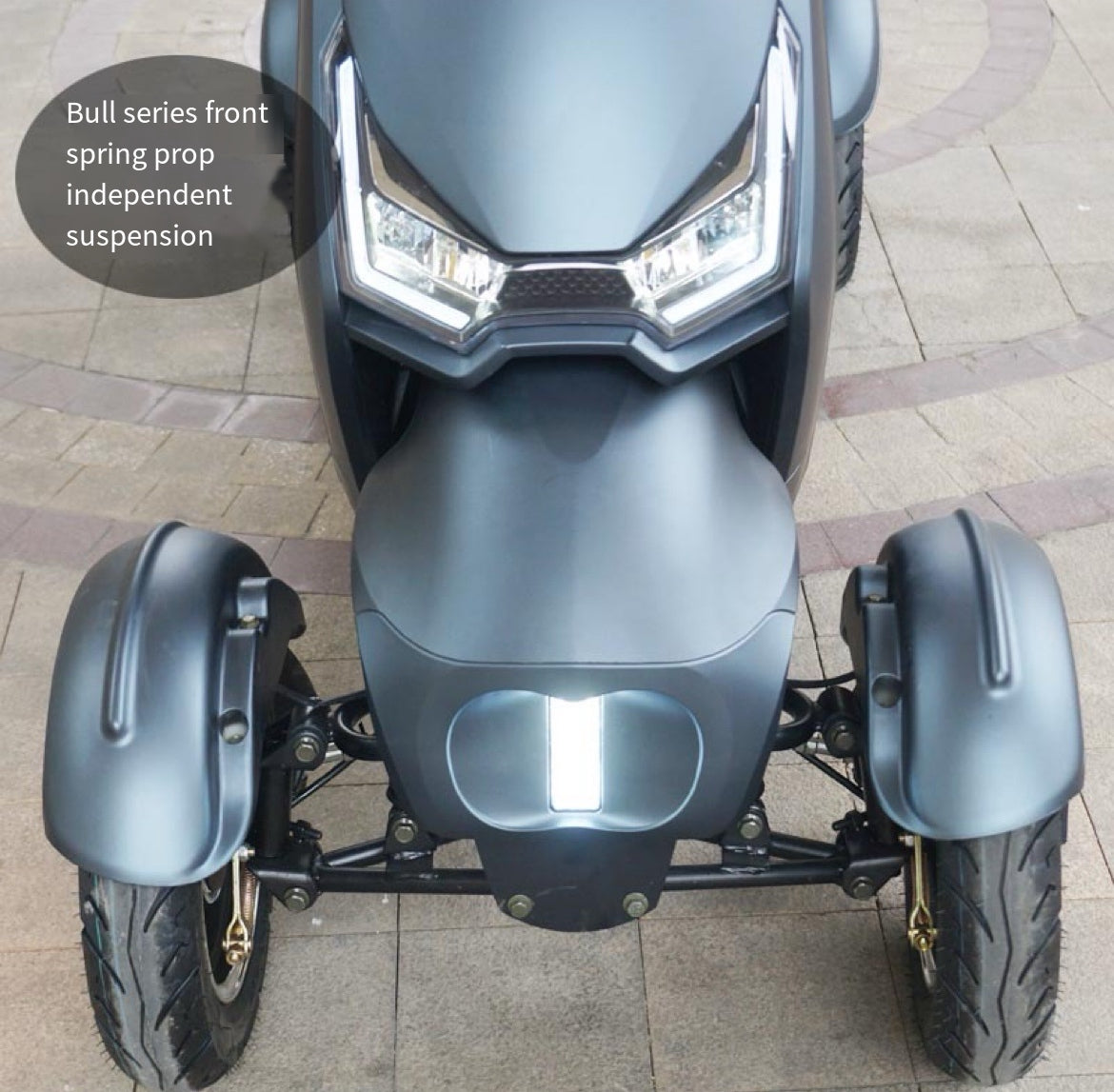 4-Wheel Low-Speed Mobility Scooter with 60v/72v Lithium Battery and a maximum power of 500w