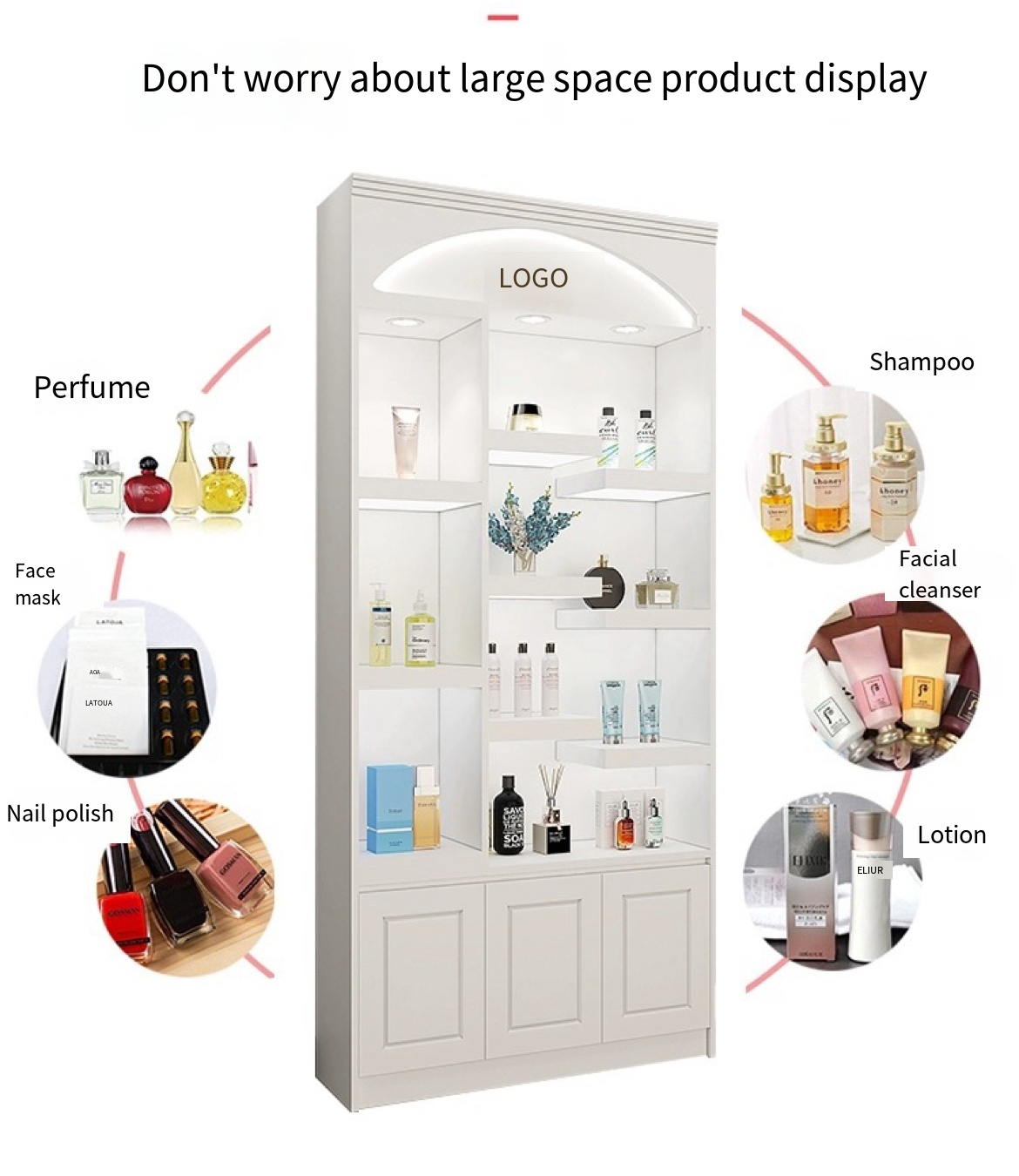 The Multi-functional Beauty Display Cabinet