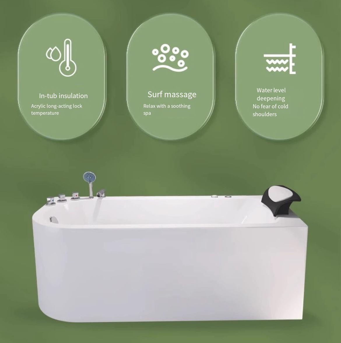 Elevate Your Bathing Experience with the Japanese Massage Bathtub: Smart, Stylish, and Relaxing