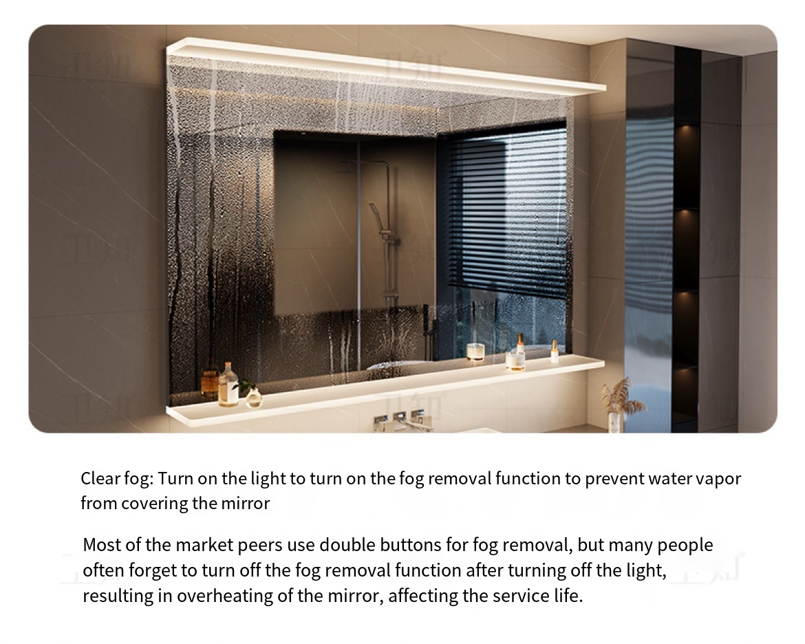 Elevate Your Bathroom Style with the Latest LED Anti-Fog Mirror