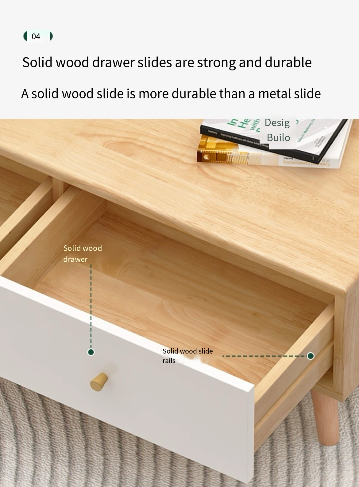 Maximize Space and Style: Modern Integrated Solid Wood Table TV Stand Combo