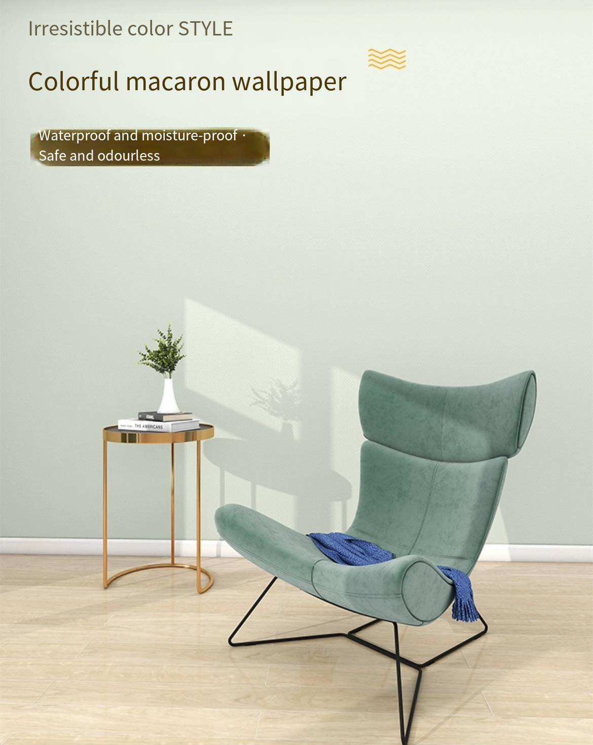 Revitalize Your Space with Self-Adhesive Waterproof Wallpaper: Perfect for Bedrooms, Living Rooms, and More