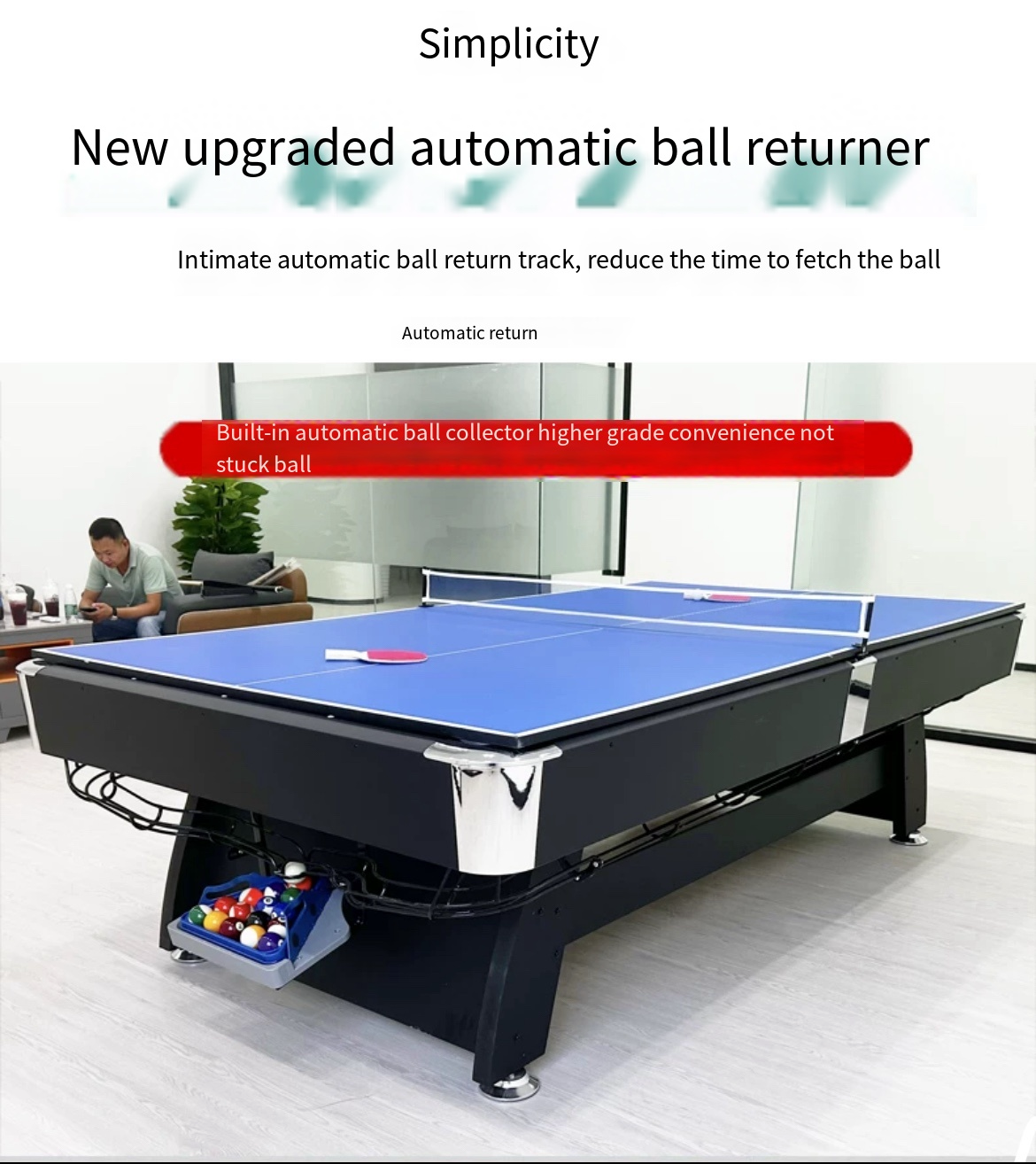 The Ultimate Multi-Function Billiard and Table Tennis Table: Your Entertainment Centerpiece