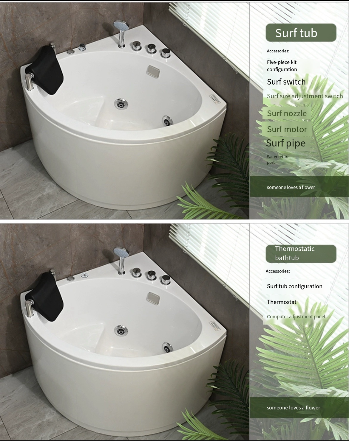 Elevate Your Bathing Experience with a Deep Triangle Corner Bathtub