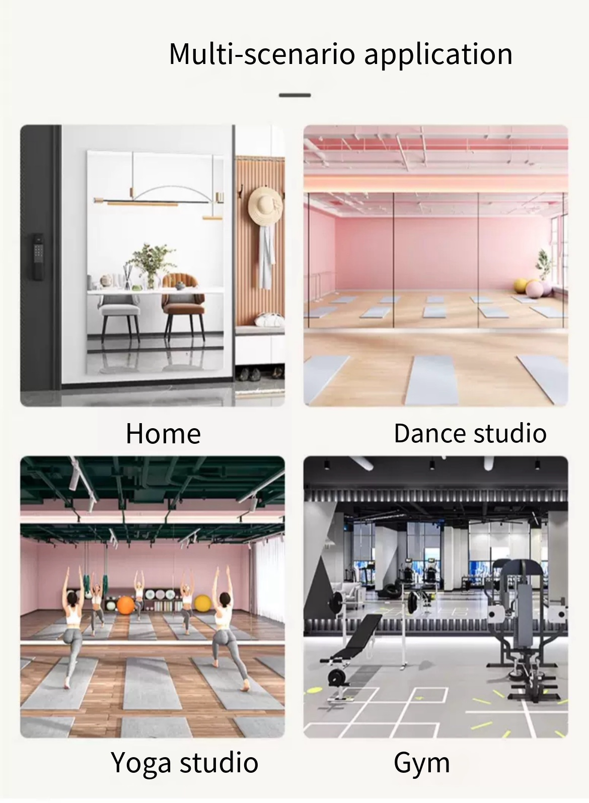 Turn Any Space into a Dance Studio: Self-Adhesive Dance Mirror Wall