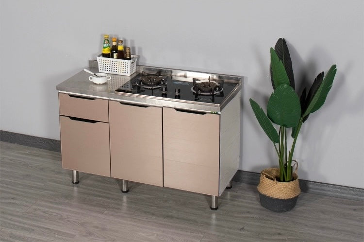 Economical and Stylish: Integrated Stainless Steel Kitchen Cabinet