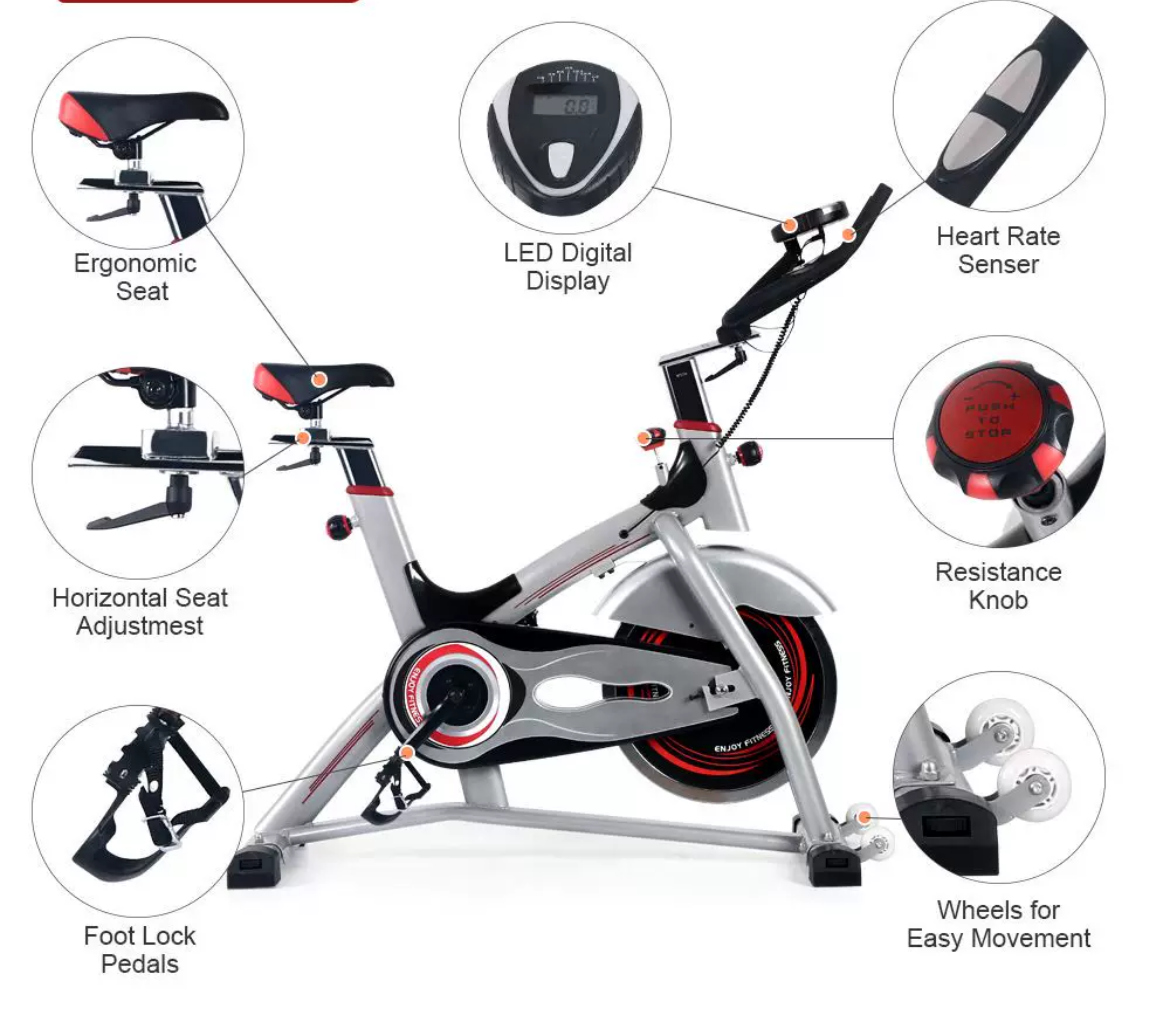 Revolutionize Your Fitness with Our Magnetic Spinning Bike - Elevate Your Home Workouts with Quality and Innovation