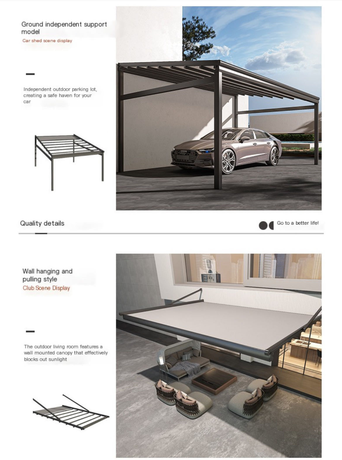 Experience Effortless Shade and Style with Our Electric Remote Control Retractable Awning - Your Ultimate Sun Protection Solution