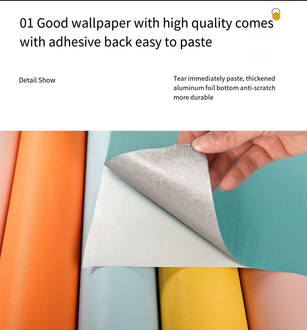 Revitalize Your Space with Self-Adhesive Waterproof Wallpaper: Perfect for Bedrooms, Living Rooms, and More