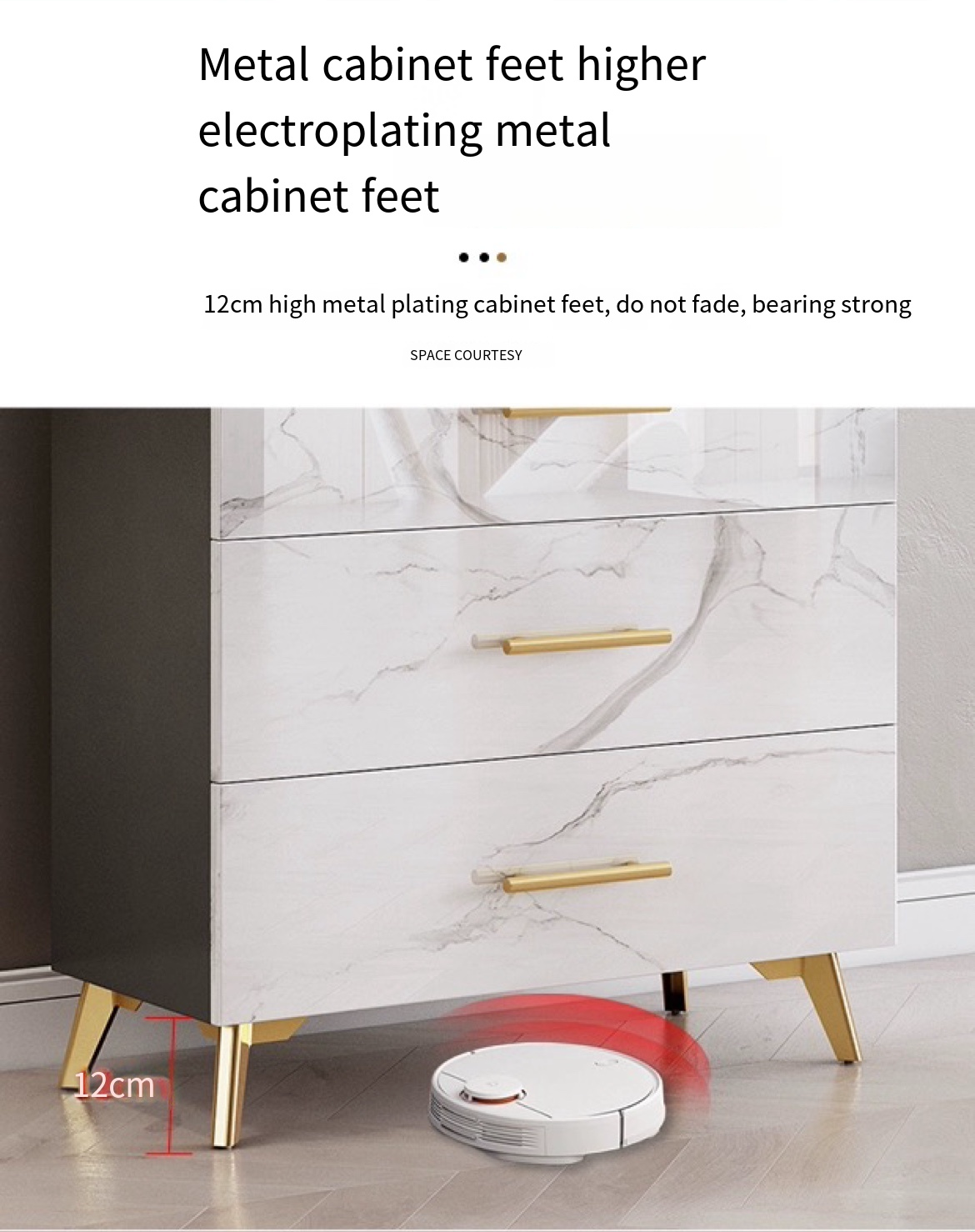 Elevate Your Space with an Italian Light Luxury Storage Cabinet