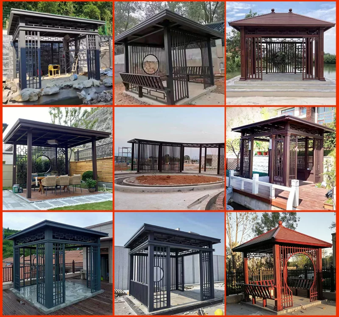 Exquisite Aluminum Alloy Pavilion: Blending Tradition and Modernity in Your Rural Courtyard and Villa Garden