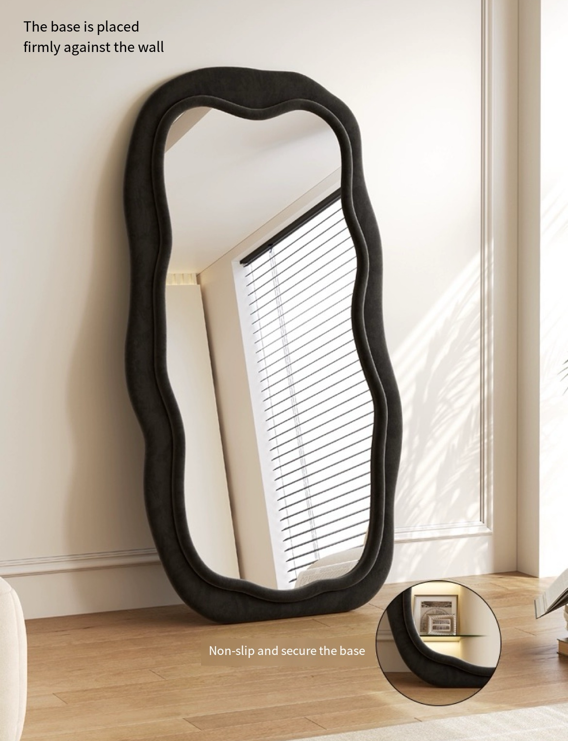 Wave Full-Length Mirror: The Glamorous Fitting Mirror Your Clothing Store Deserves