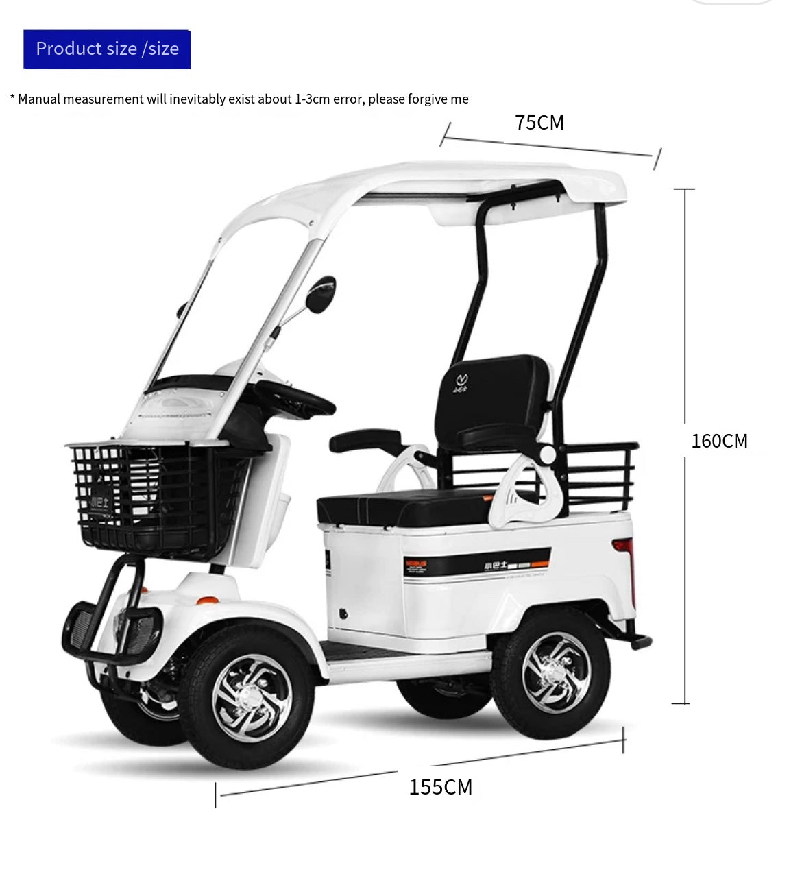 The Ultimate Child-Friendly Electric Bus: 650W Power, 60V Battery, 55km Pure Electric Range.