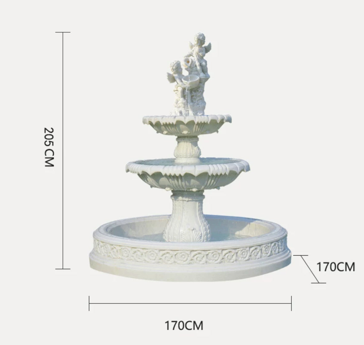 The Ultimate Garden Showpiece: Outdoor Villa Water Fountain