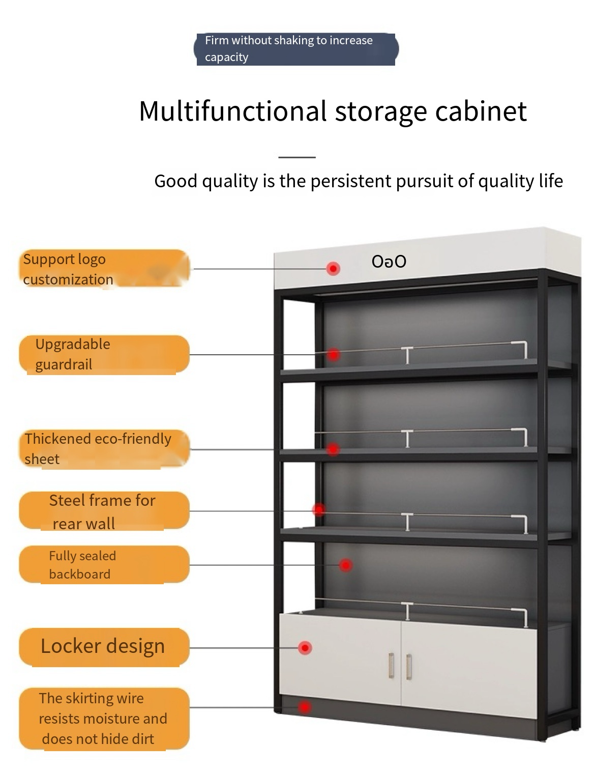 Multi-Layer Storage Cabinet: The Ultimate Beauty Display