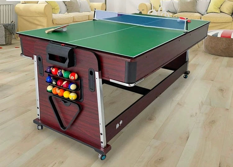 Game On: The Ultimate 4-in-1 Billiard, American Snooker, and Table Tennis Experience for Your Home