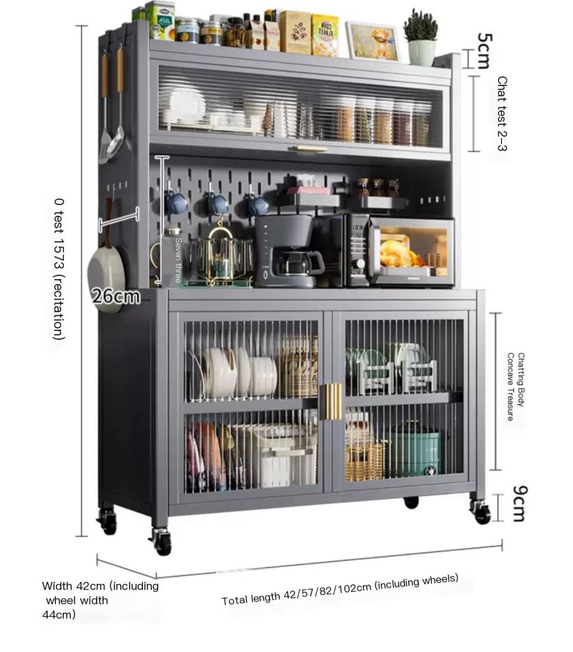 Kitchen Story Multi-Functional Storage Cabinet: Your Culinary Haven's Perfect Companion