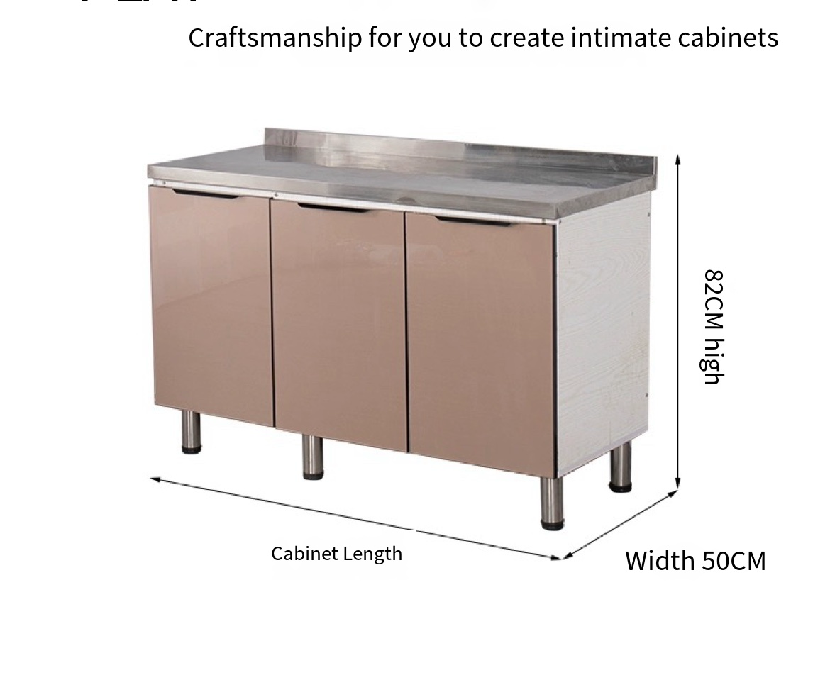 Economical and Stylish: Integrated Stainless Steel Kitchen Cabinet