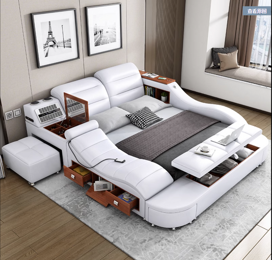 Elevate Your Bedroom Experience: European Style Tatami Bed with Smart Features - Delivered and Installed for You